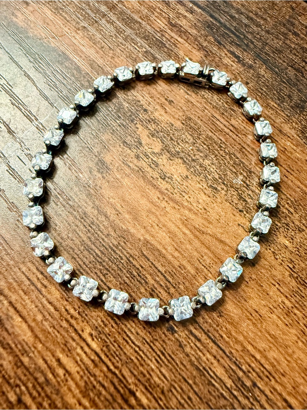 Y2K Sterling Silver Tennis Bracelet